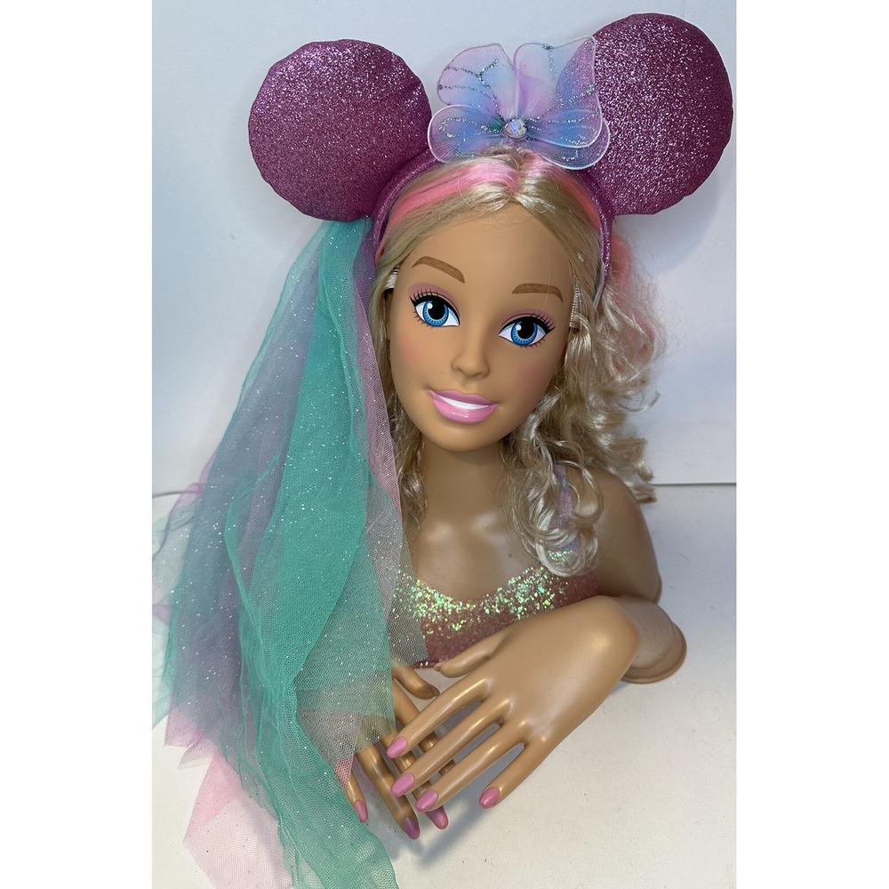 Disney Parks Minnie Mouse EARS, Fairy Butterfly Wings Headband with Veil Retired